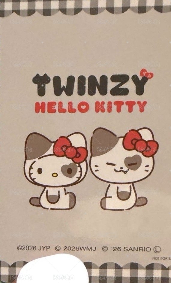 TWINZY × Hello Kitty 塔店 滿額卡  背面