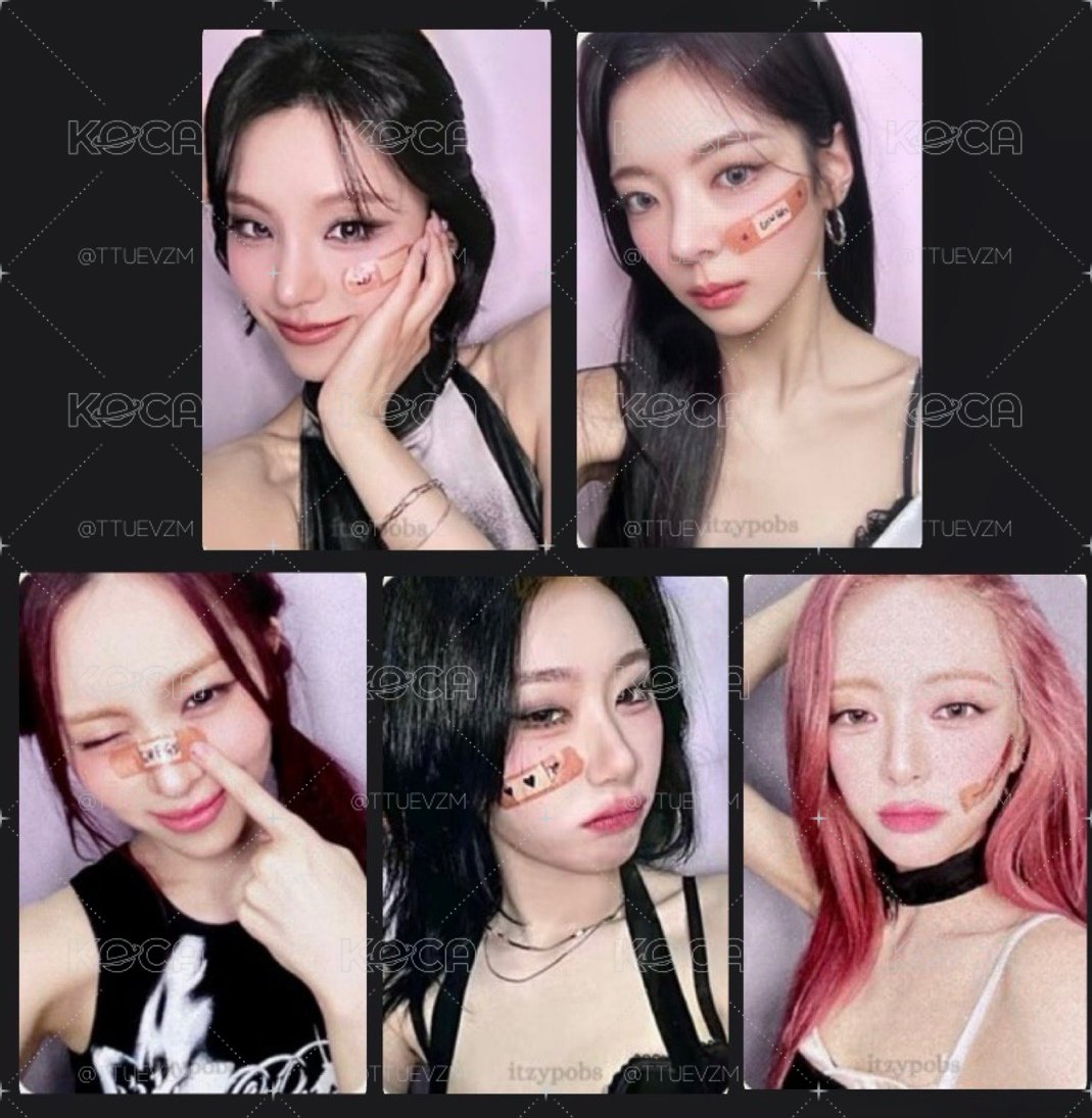 ITZY GWBG五星星光卡