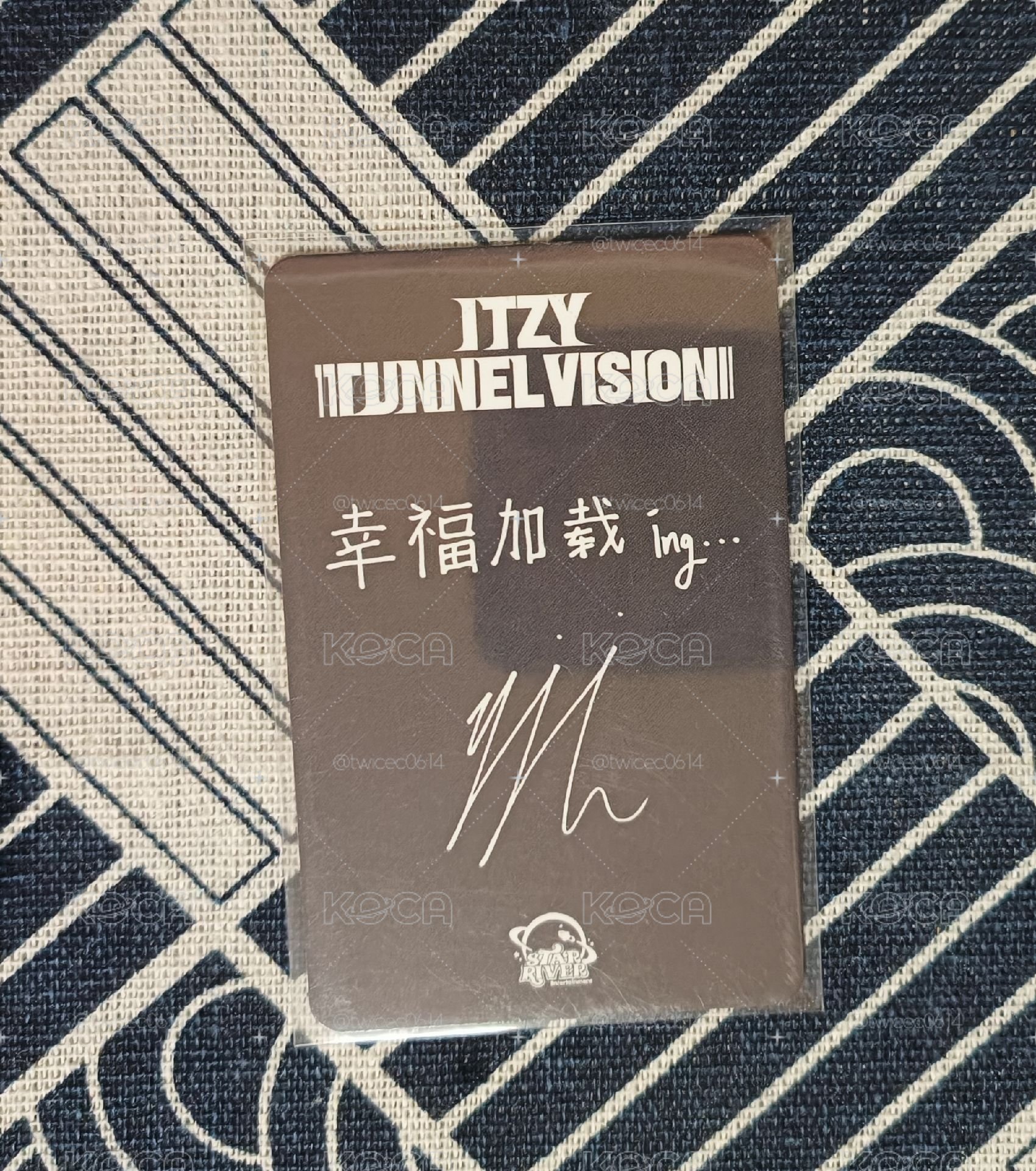 itzy 貓抓幸運卡留