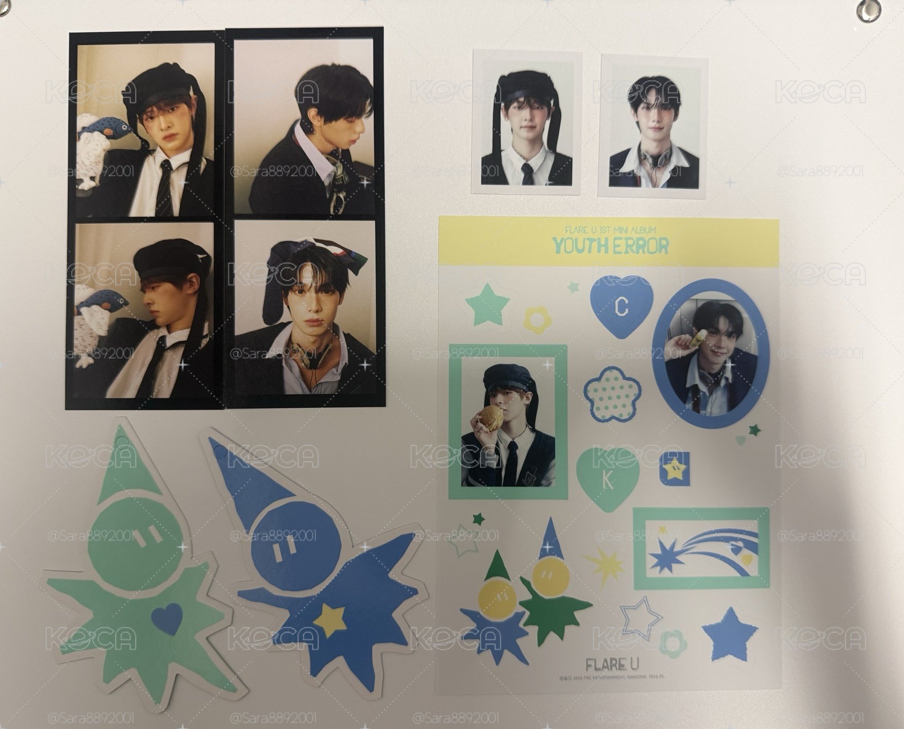 YOUTH ERROR Diary Ver 專輯內容物組