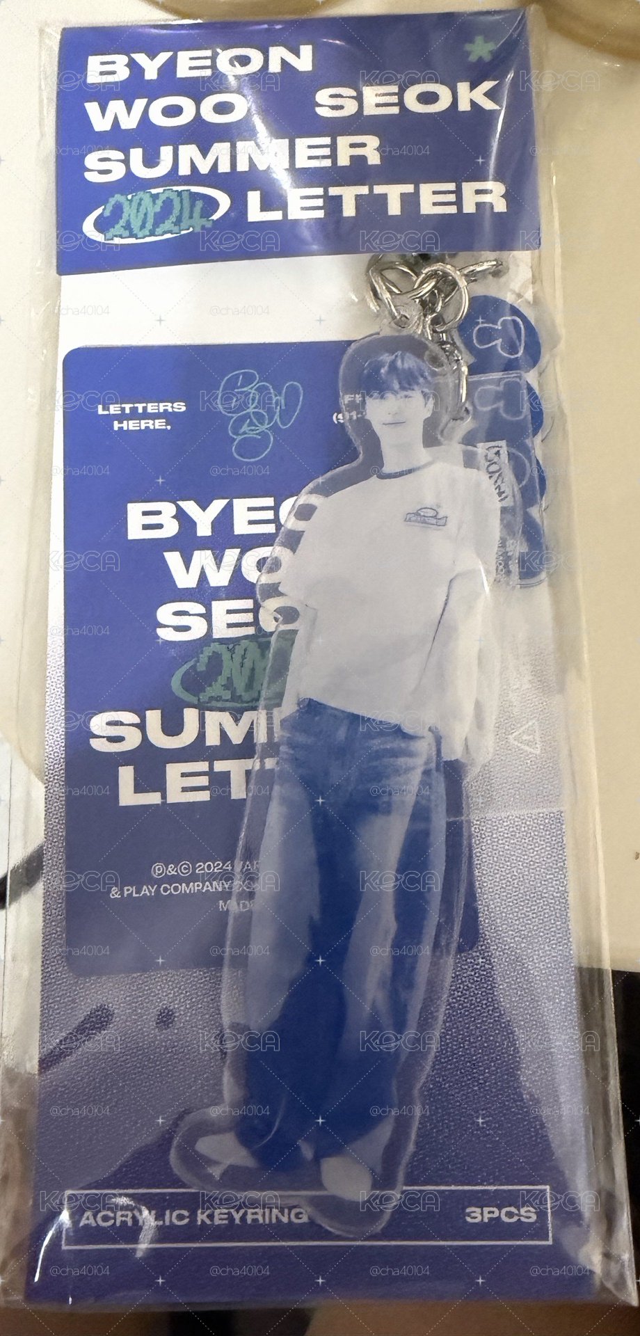 全新✅［開立電子發票🧾］Summer Letter 壓克力 吊飾 