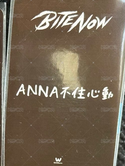 BITE NOW 微樂客 台北合影 簽售卡  背面