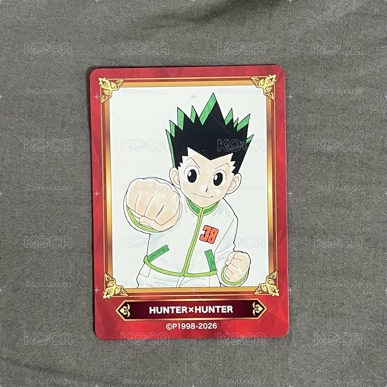animate jump fair2026特典小卡［hunter x hunter 獵人］