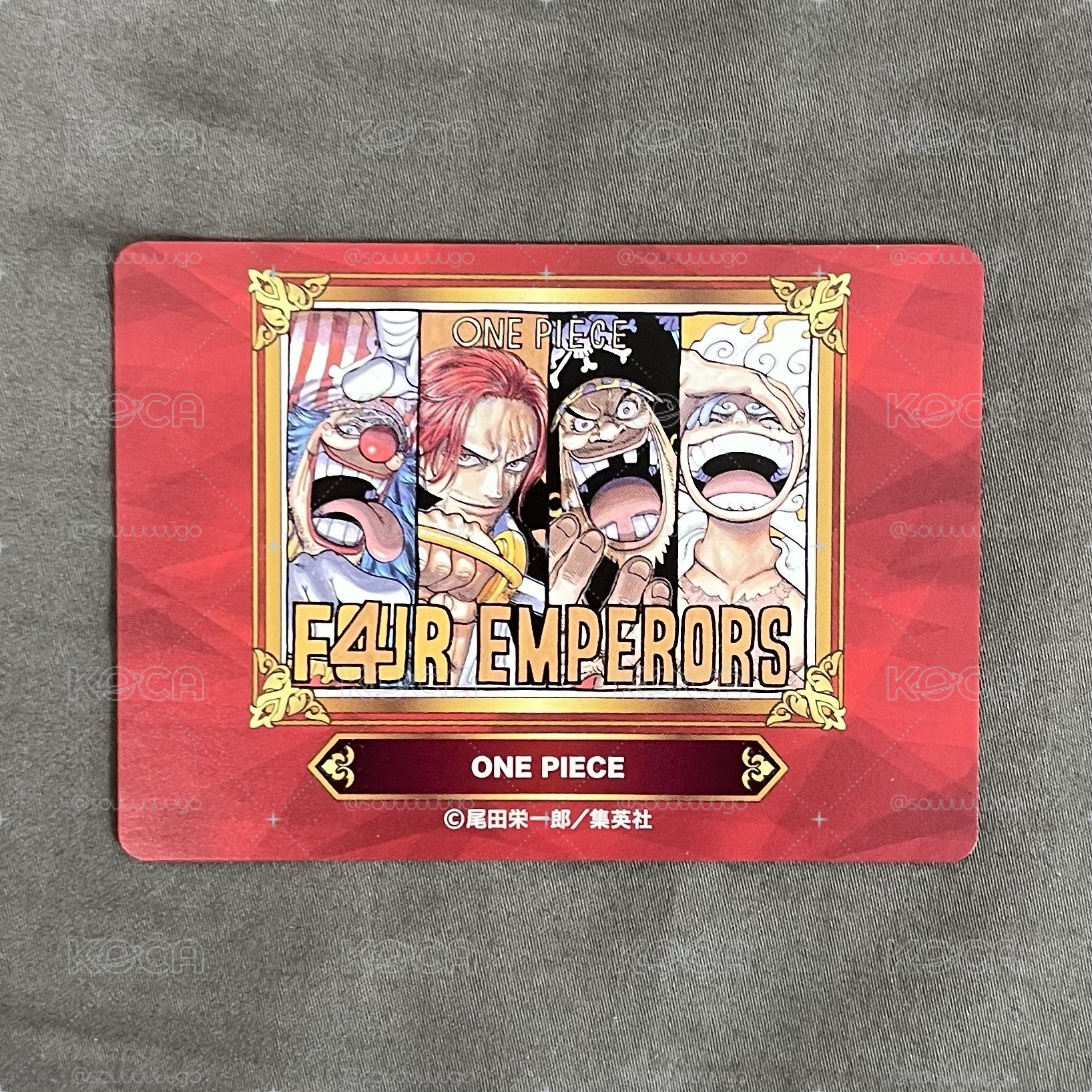animate jump fair2026特典小卡［one piece]