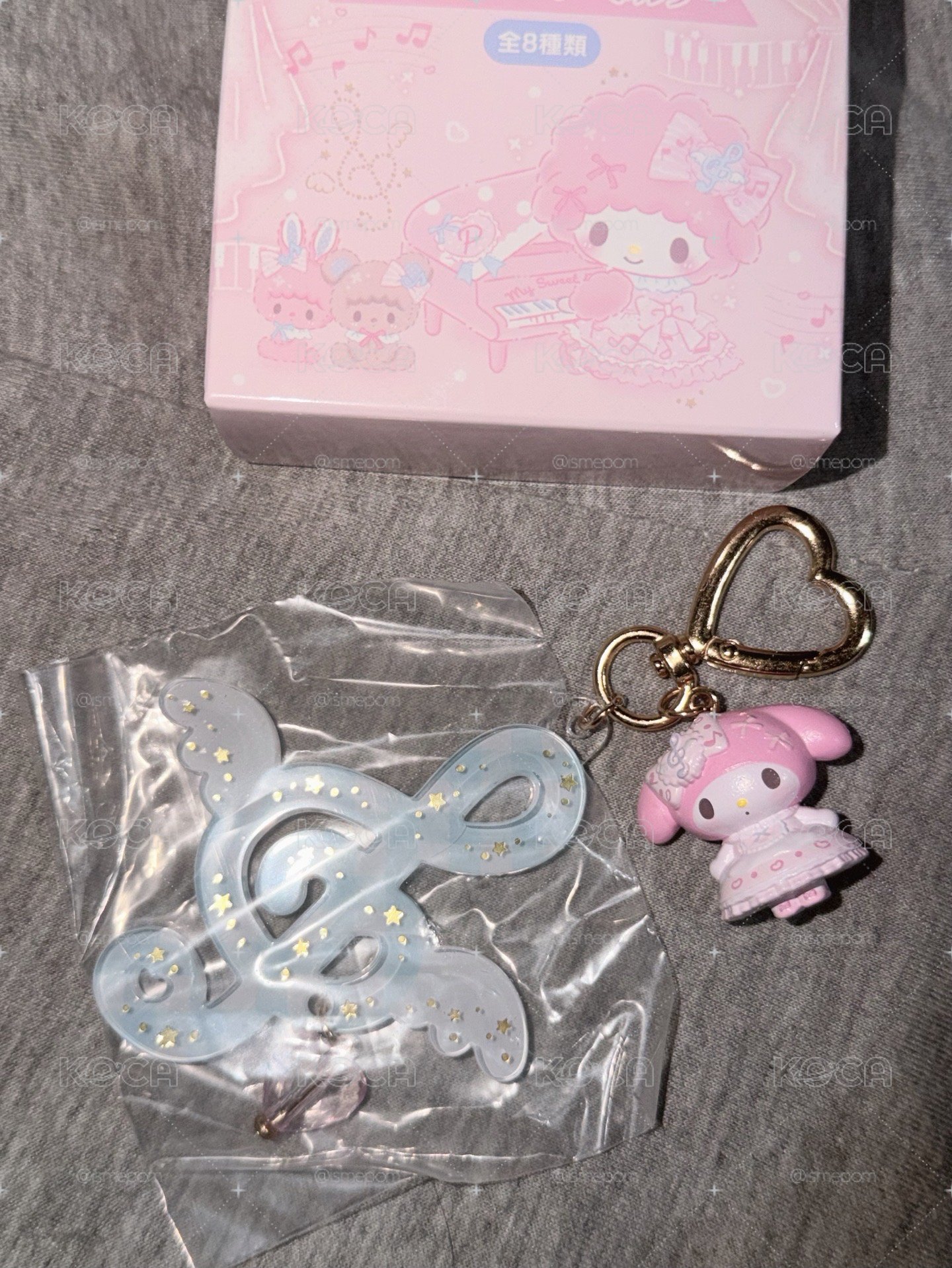 彼安諾生日系列吊飾 藍色音符美樂蒂