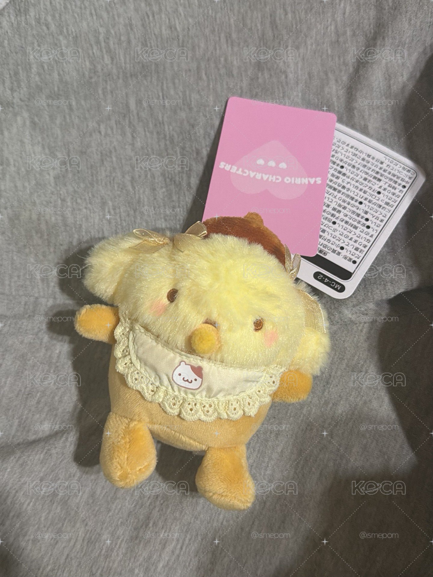 布丁狗奶嘴吊飾娃