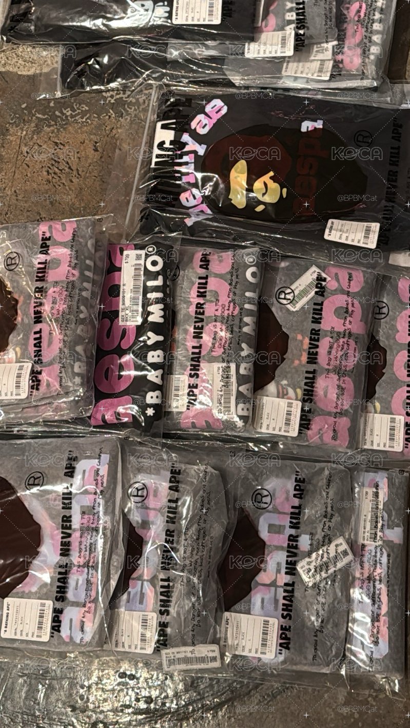 Aespa x Bape Milo 彩色 女版M 有黑跟白