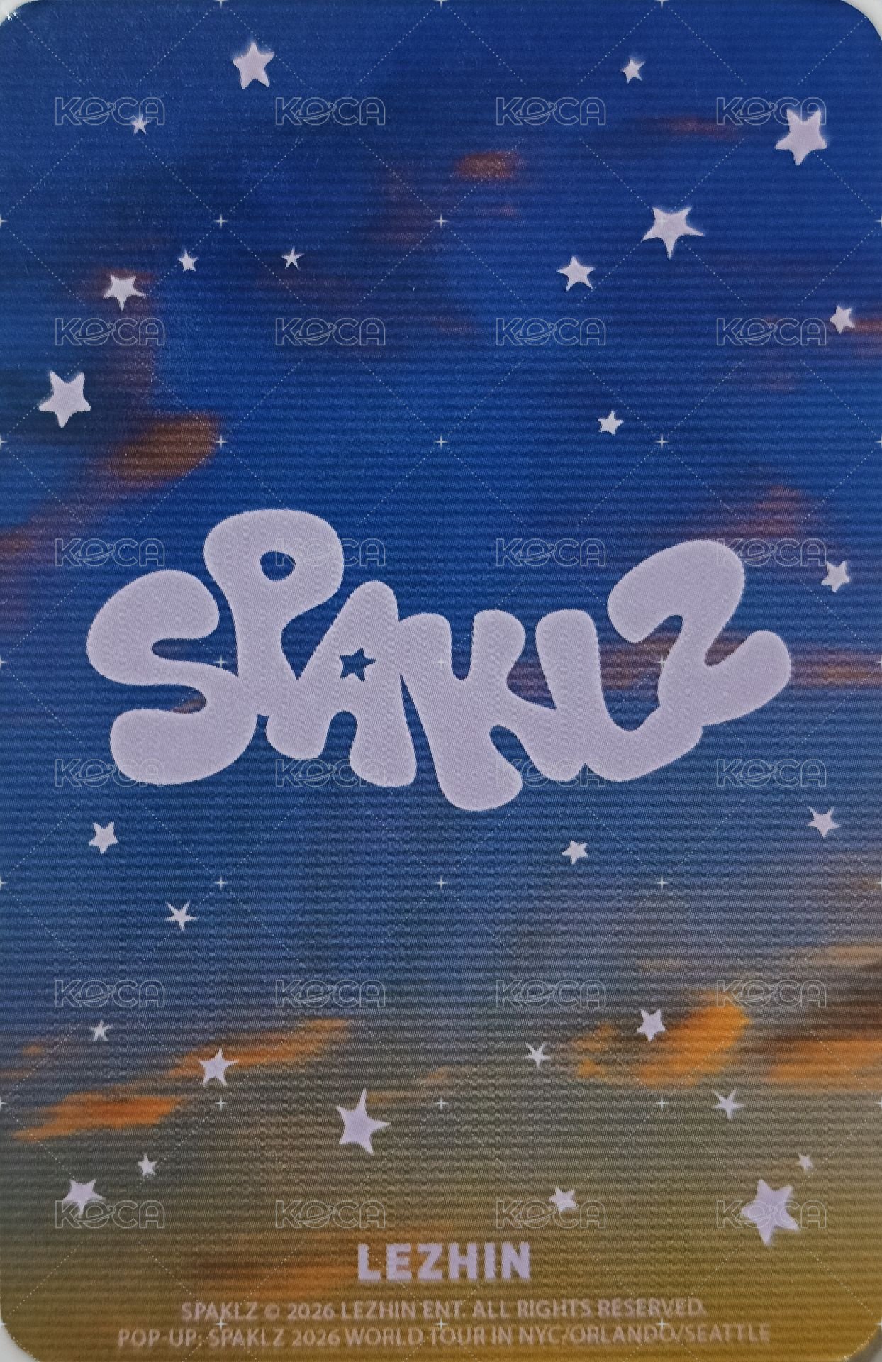 2026 SPAKLZ 美國限定 滿額卡  背面