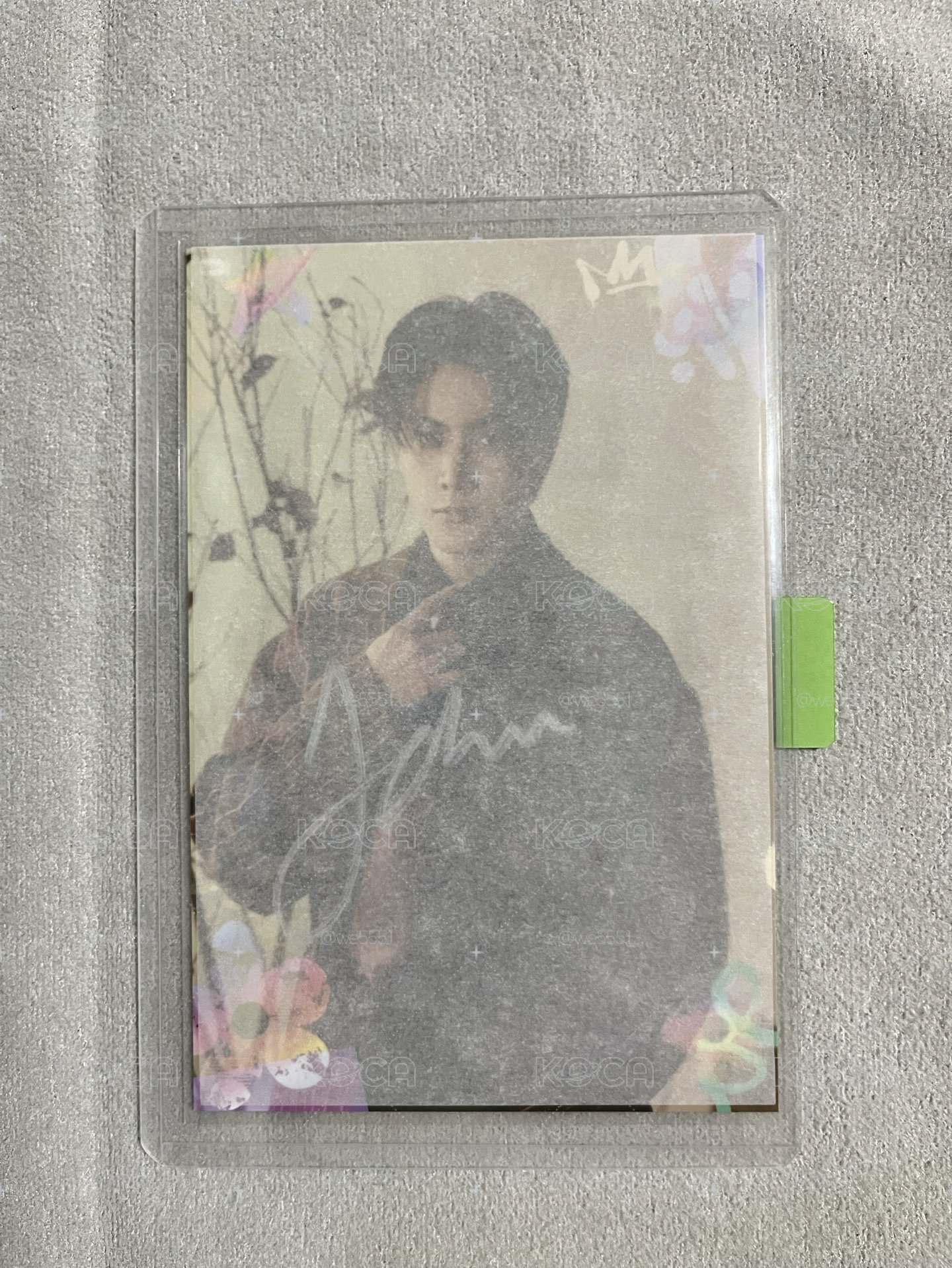 Joong親簽 2026三月書展明信片