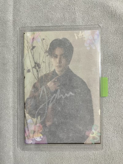 Joong親簽 2026三月書展明信片