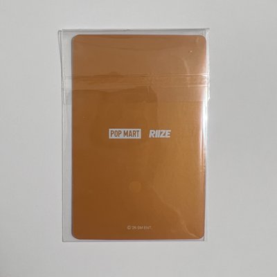 RIIZE x POPMART聯名隱藏小卡