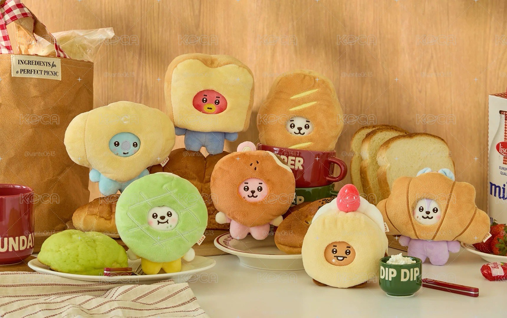 bt21麵包店系列 娃娃🍞