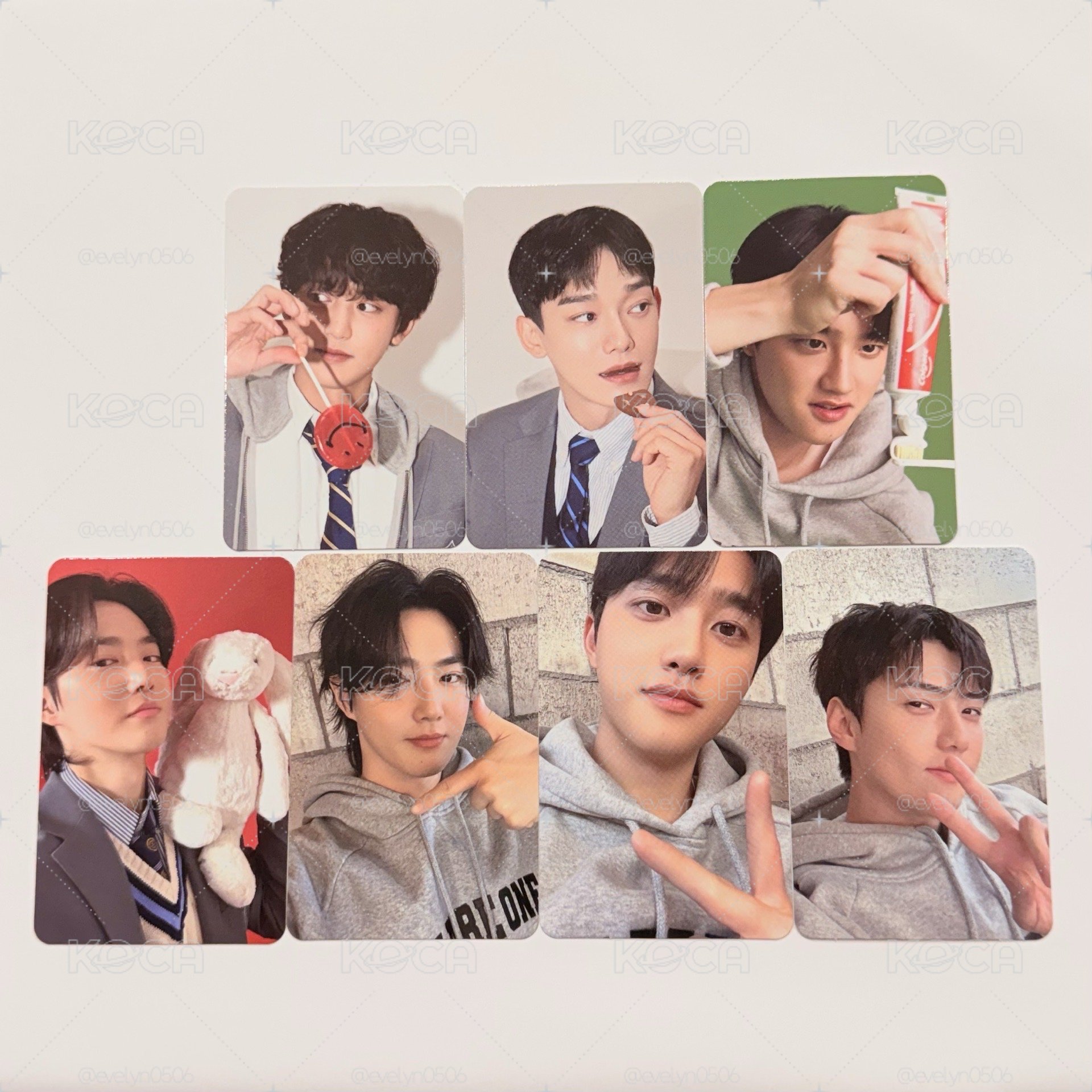 EXO 2024年曆隨機卡 B版
