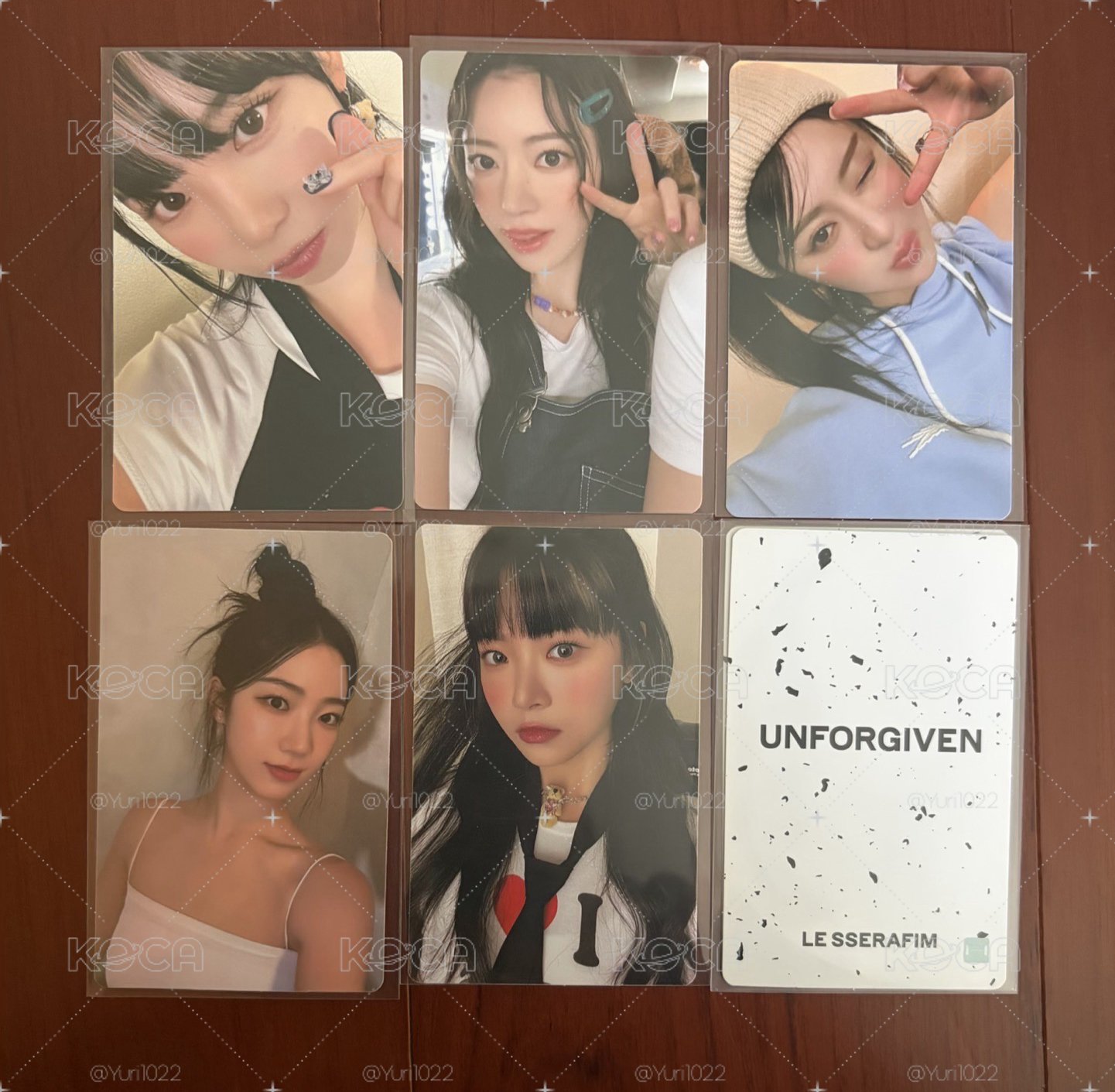 LE SSERAFIM UNFORGIVEN pst 幸運卡 1.0