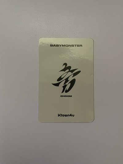 （CHOOM） k4 單封預售B Ver. 特典卡