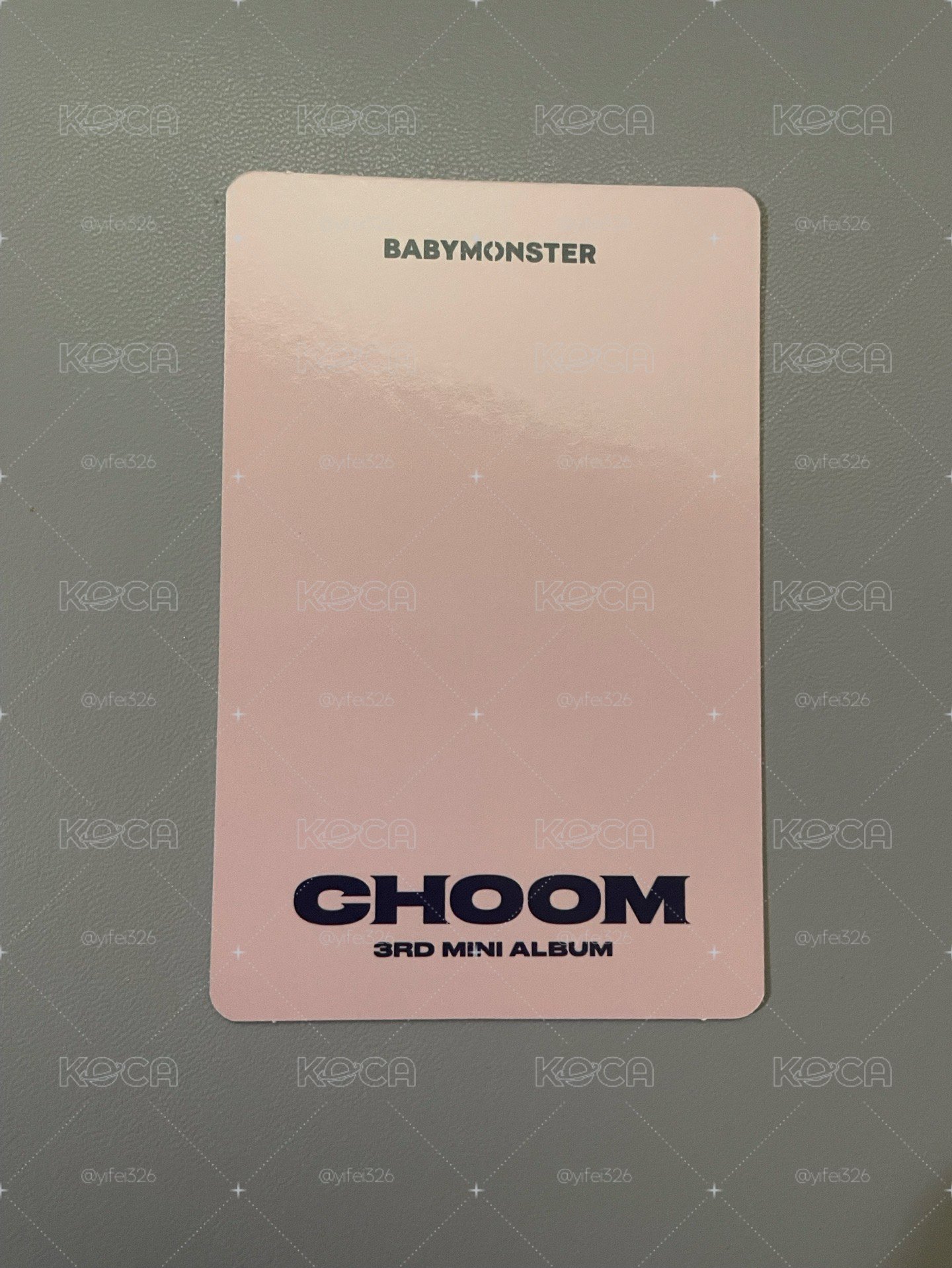 （CHOOM）單封 專輯卡