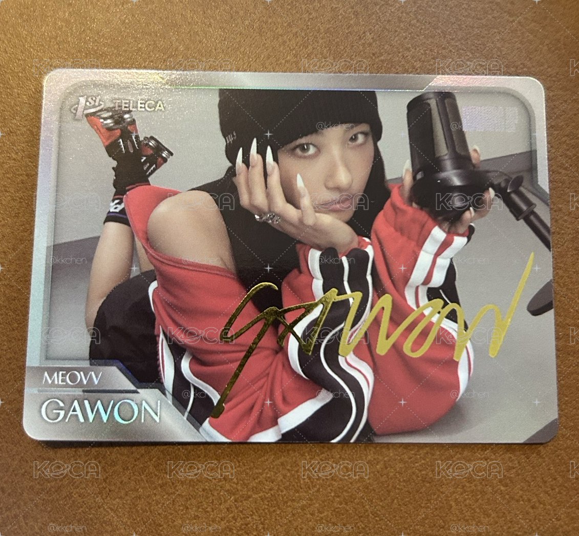 Meovv Gawon teleca 印簽卡 MEOVV-SIG-059