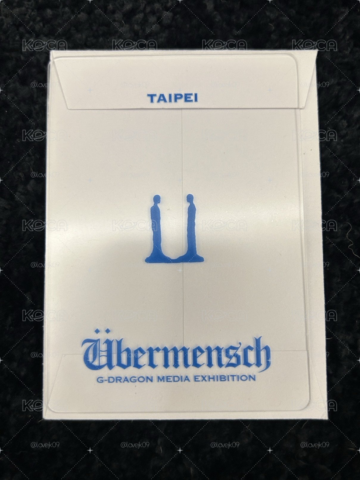 GD-展覽台北場Übermensch限定綠色+藍色小卡套組