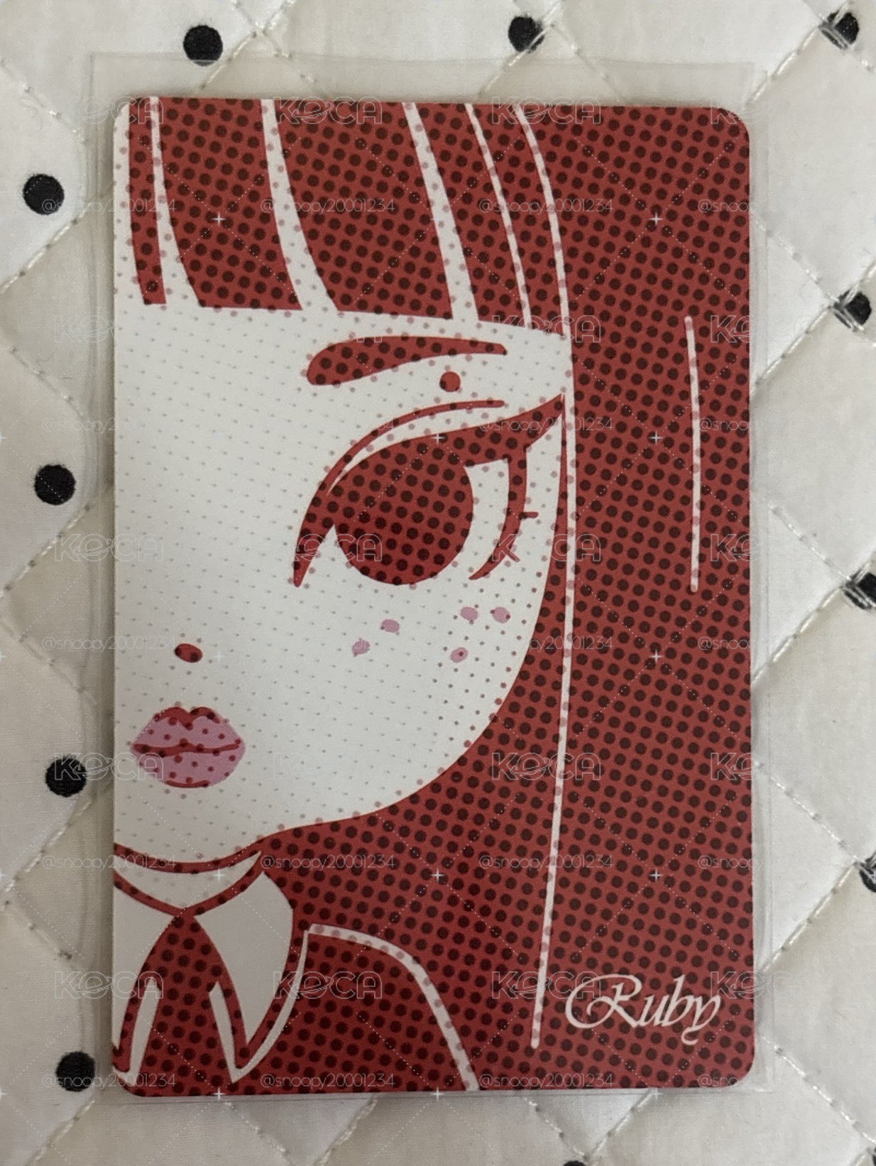 Ruby絕版吊飾妮小盤💛