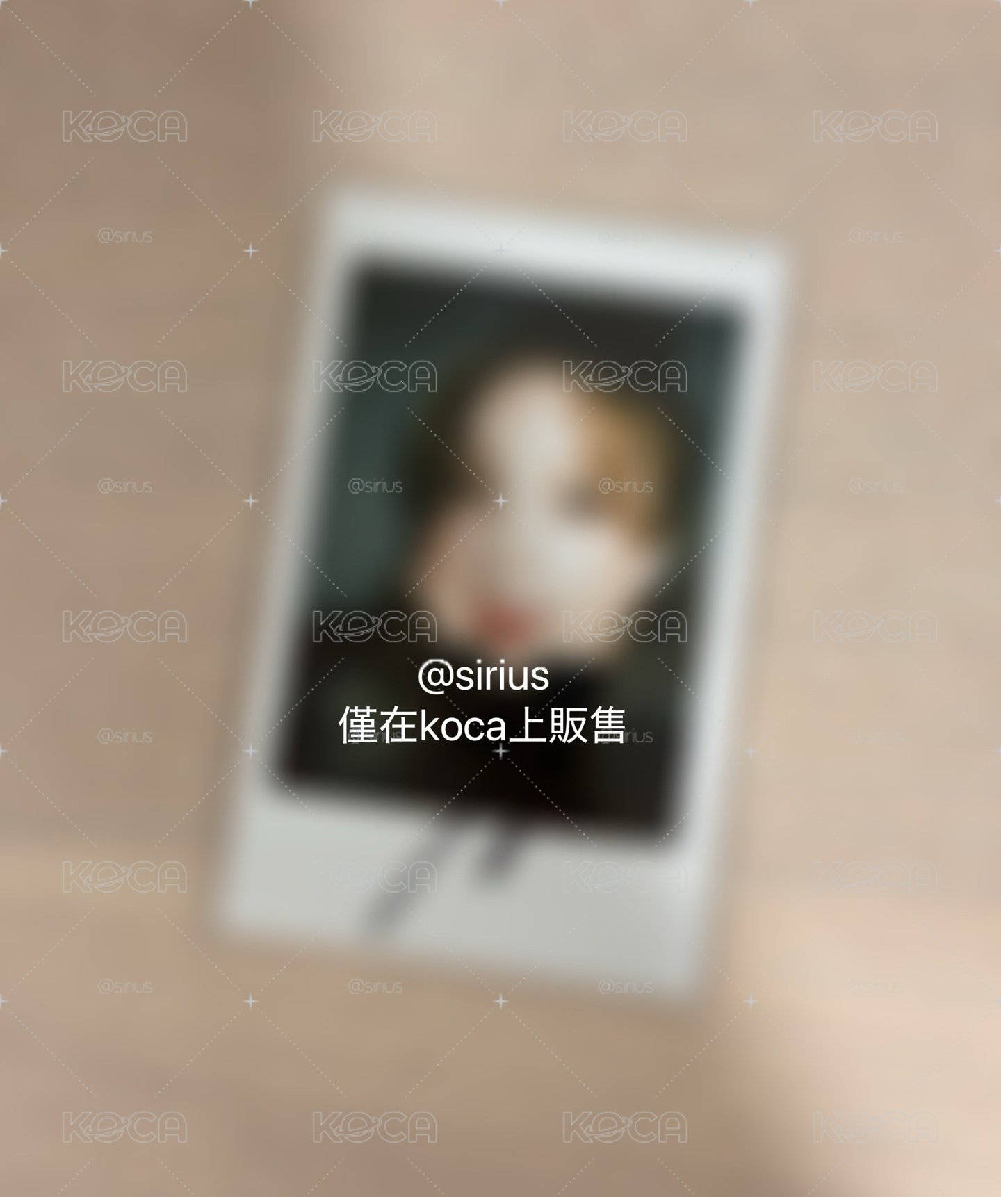 雨琦未公開簽名拍立得