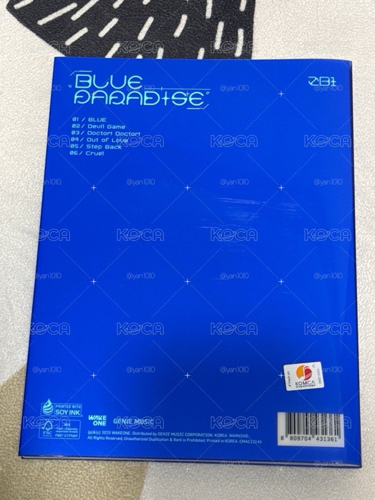 （已拆專）ZEROBASEONE The 5 Mini Album BLUE PARADISE SEEK ver.