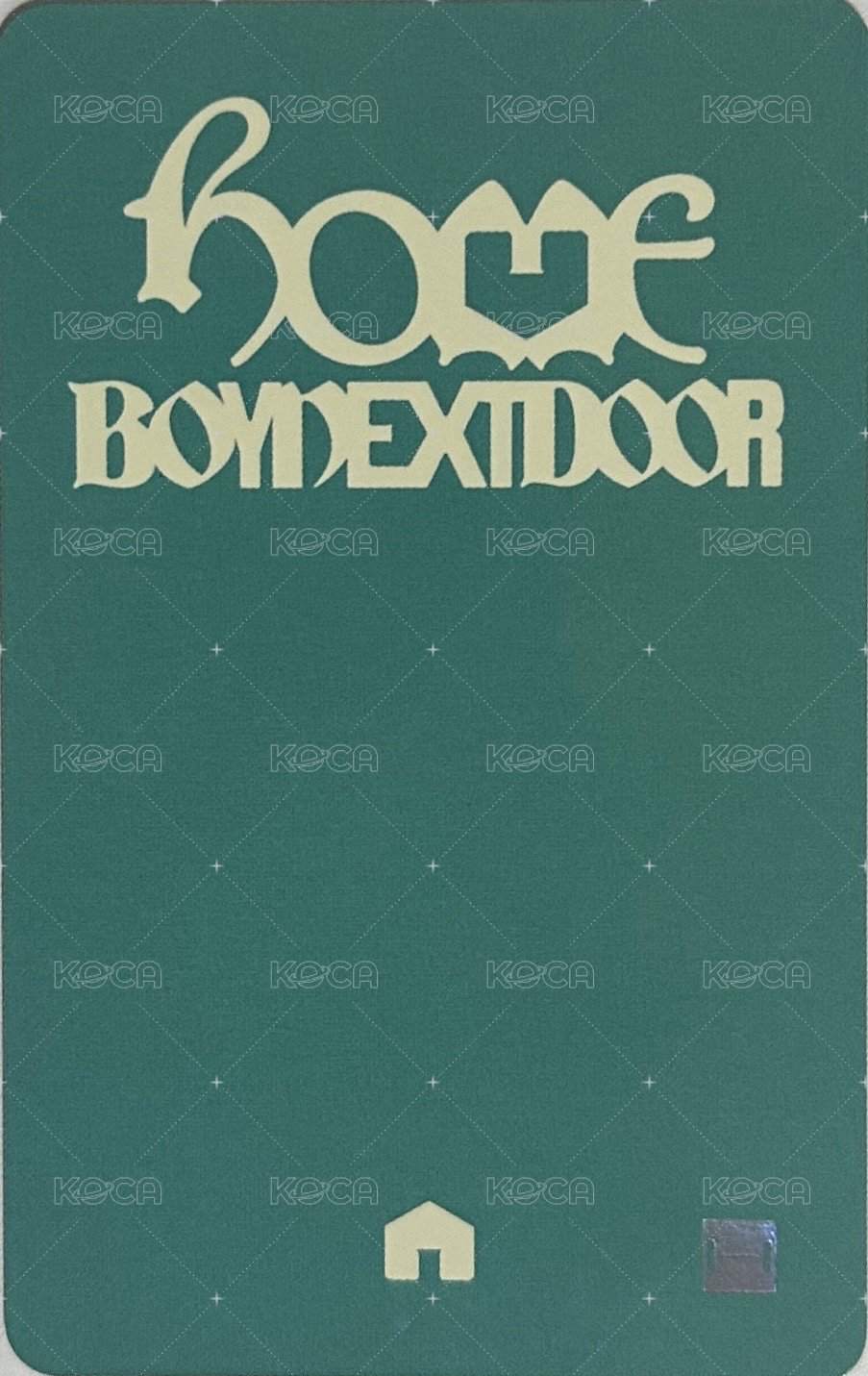 HOME el 特別禮 特典卡  背面