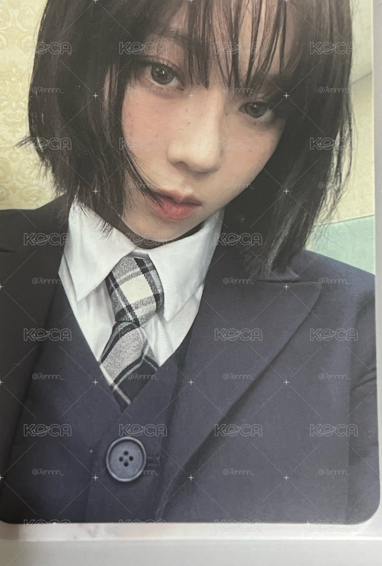 短髮制服冬