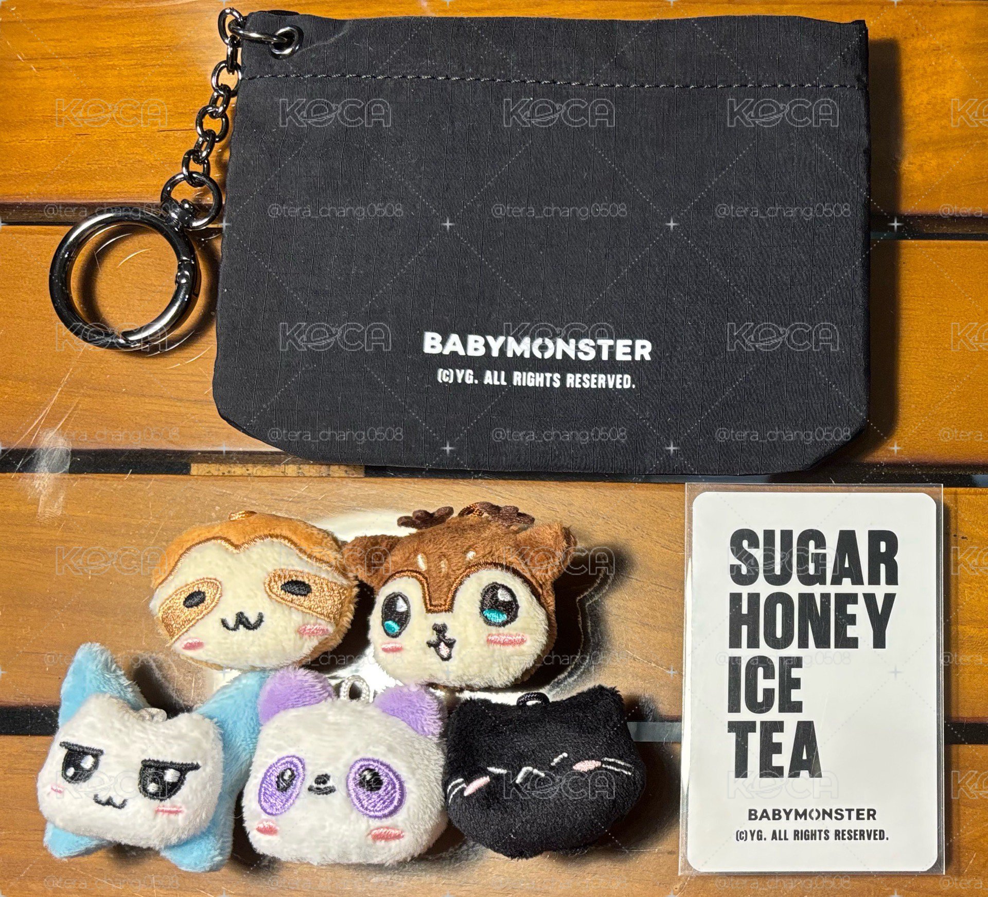 SUGAR HONEY ICE TEA 鑰匙圈錢包卡