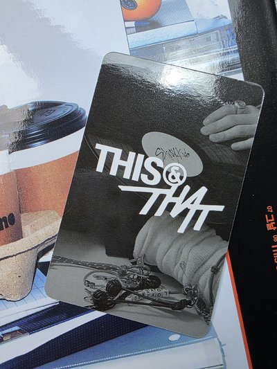 THIS & THAT 專輯卡 THIS ver. 旻