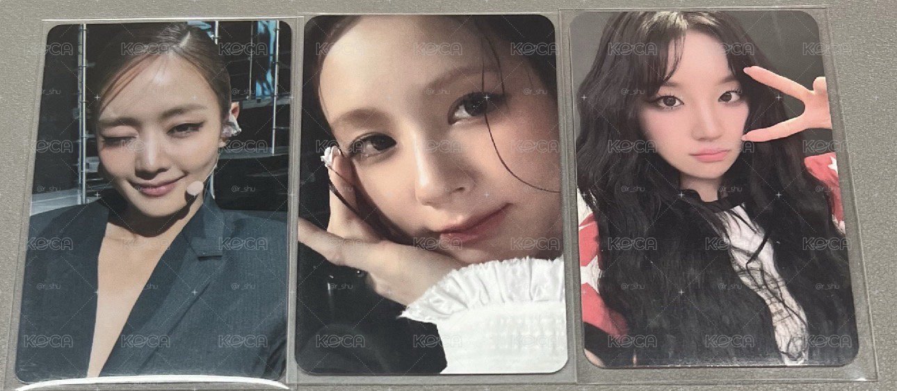 代掛 麵妮琦三張小卡