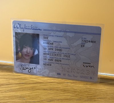 kiikii sui 旅遊指南id卡