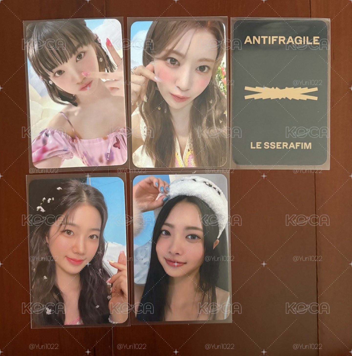 LE SSERAFIM ANTIFRAGILE mk 簽售卡 