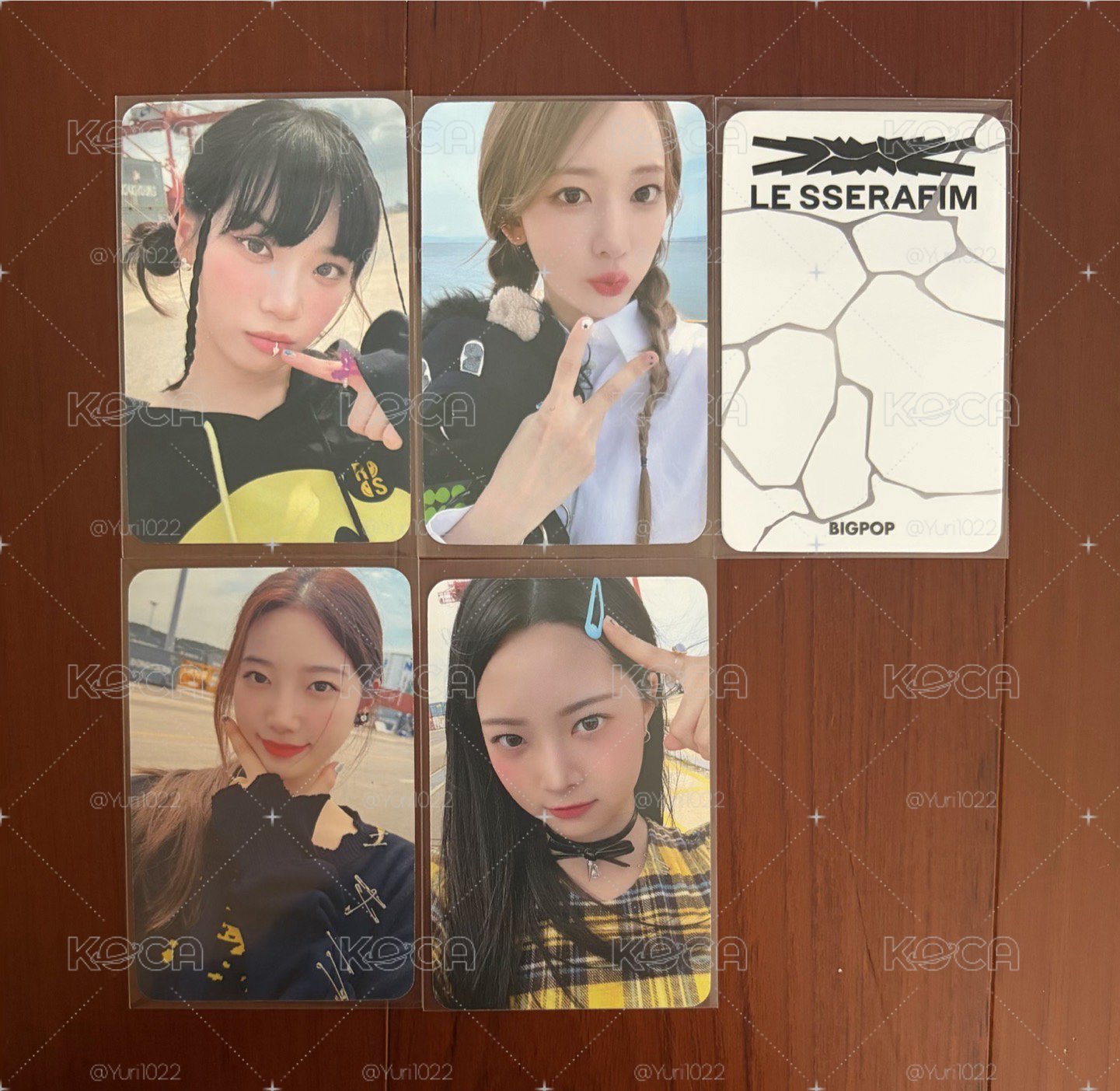 LE SSERAFIM ANTIFRAGILE BG 簽售卡 
