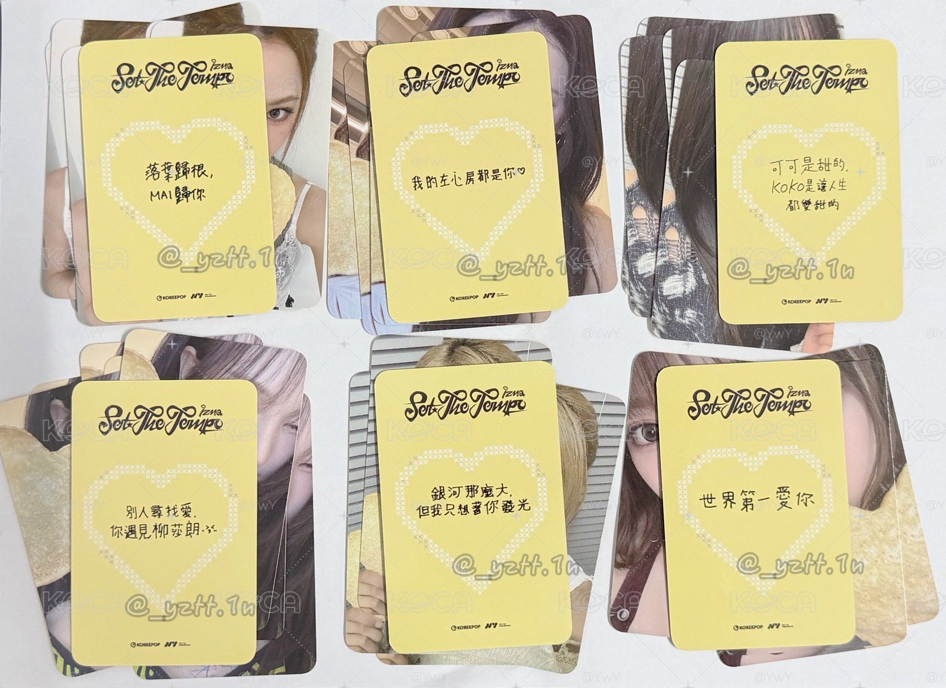izna台北簽售 中文卡背