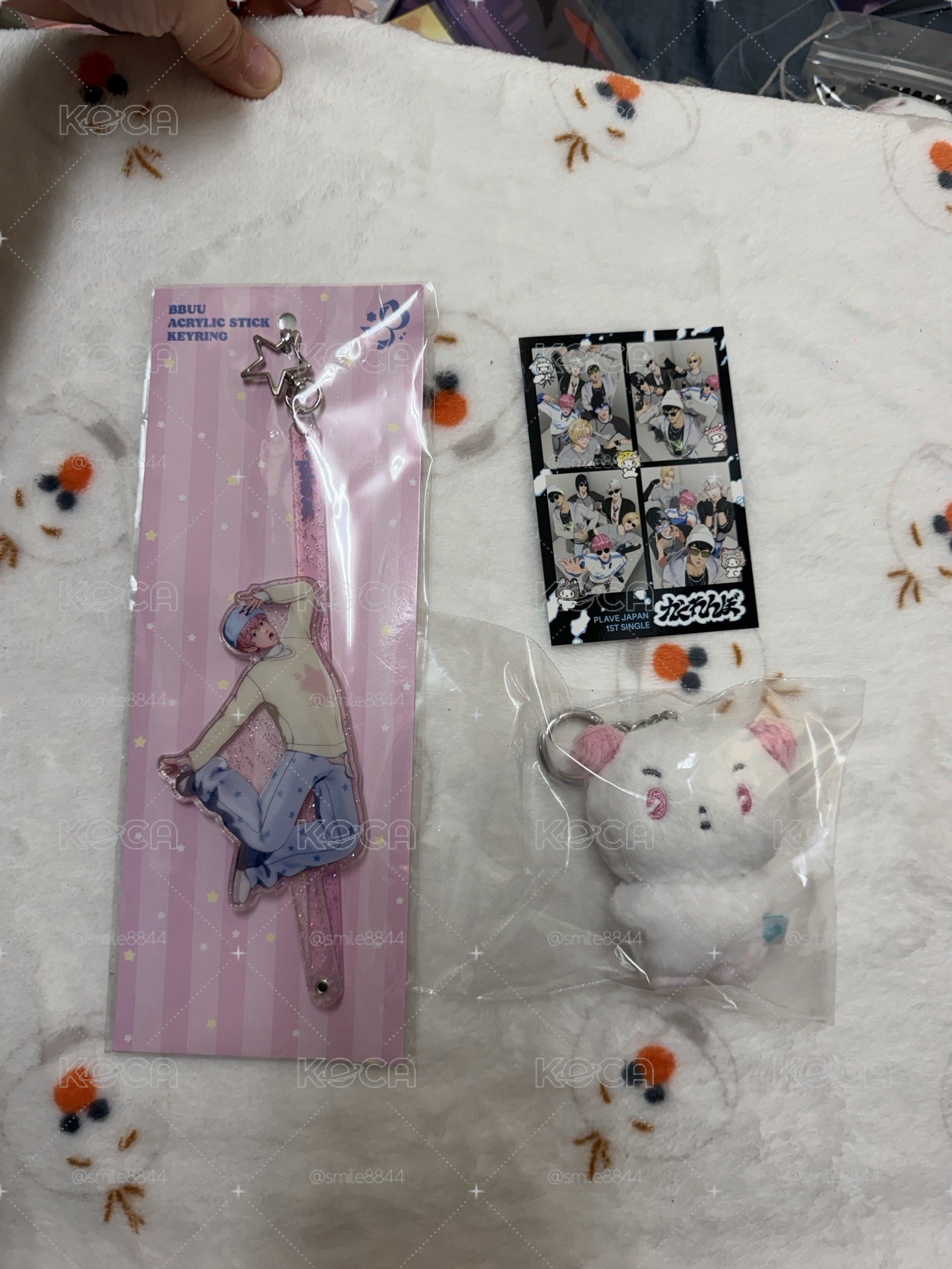 💗斑比全新bbuu打卡棒+二手吊飾娃