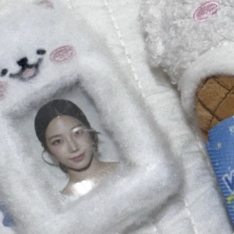  現ㅣ茲哈龍毛毛證件套/夏日甜筒