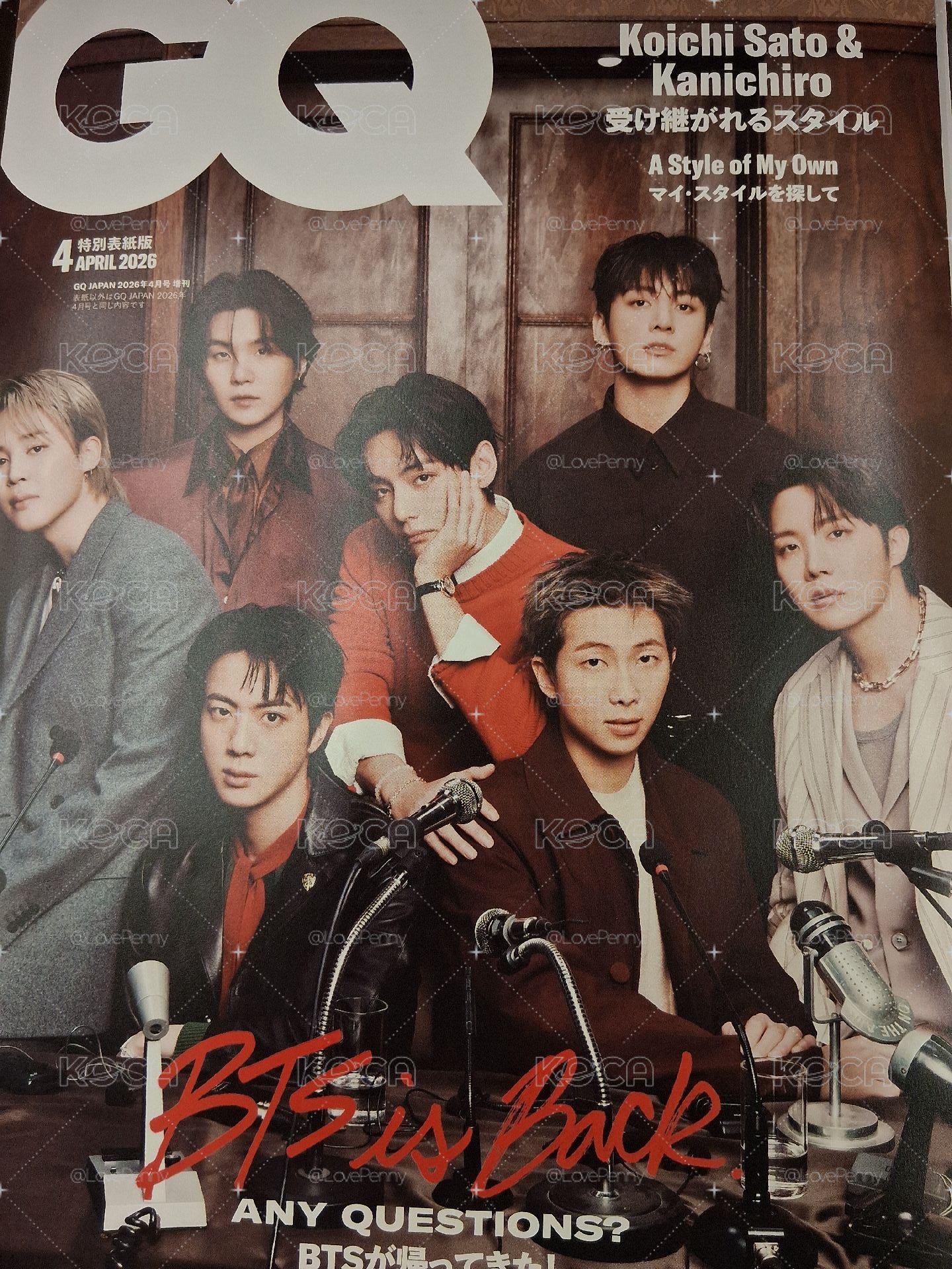 GQ雜誌日本版4月号特別表紙版