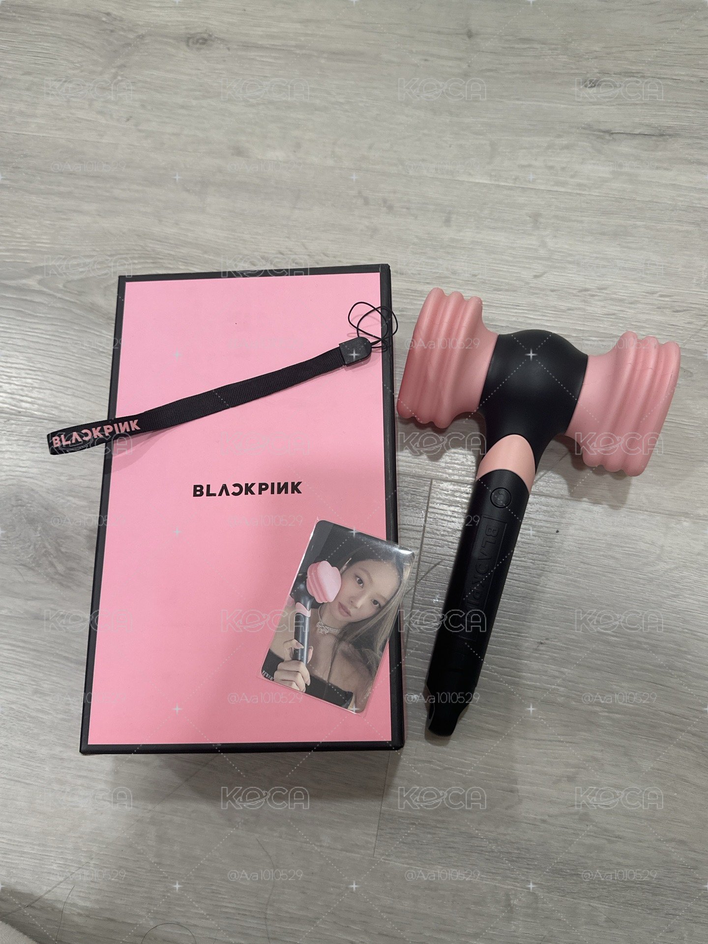 Black pink二代手燈+妮小卡