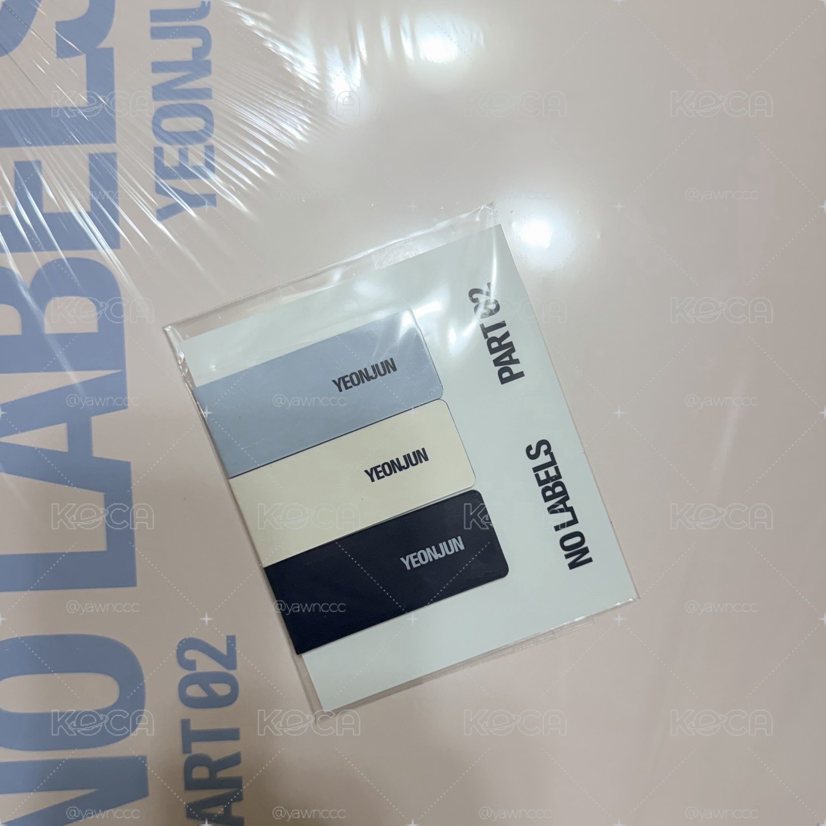 NO LABELS PART02 特典磁鐵書籤