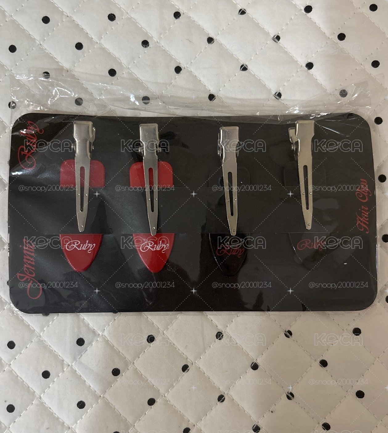 Ruby快閃店髮夾💜