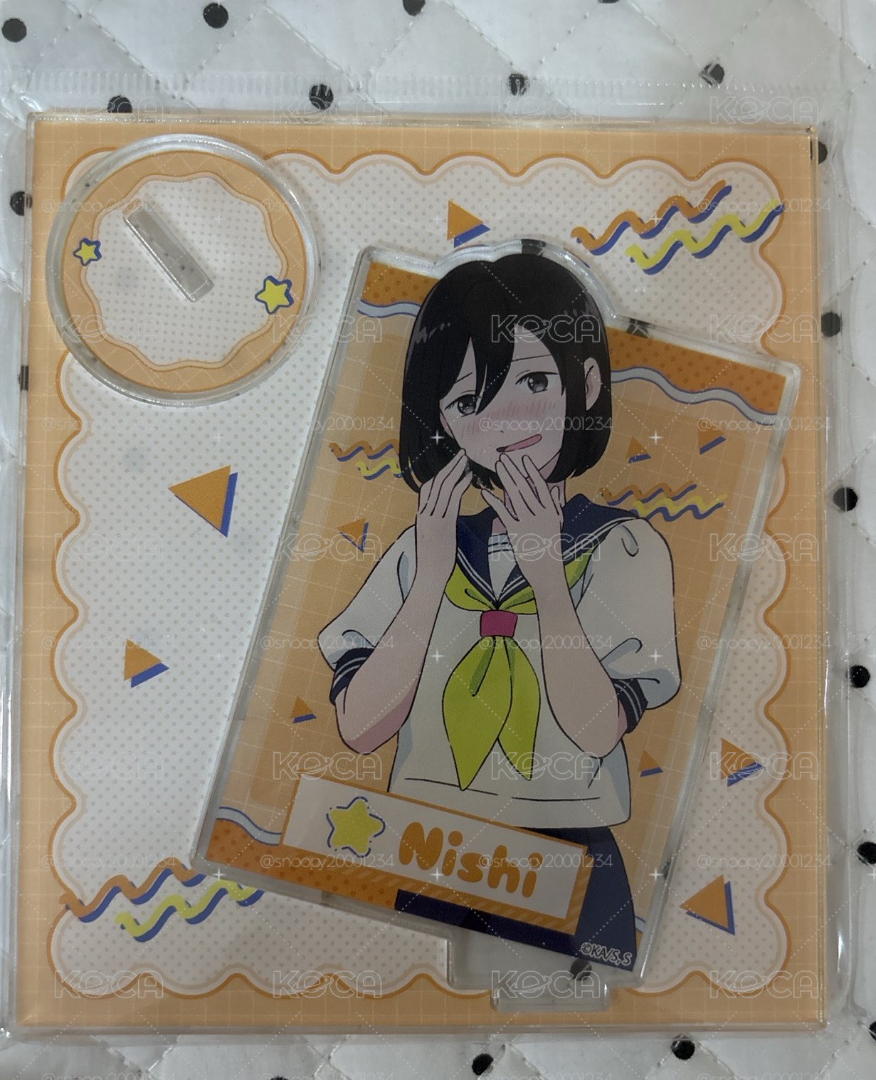 小西立牌～💛