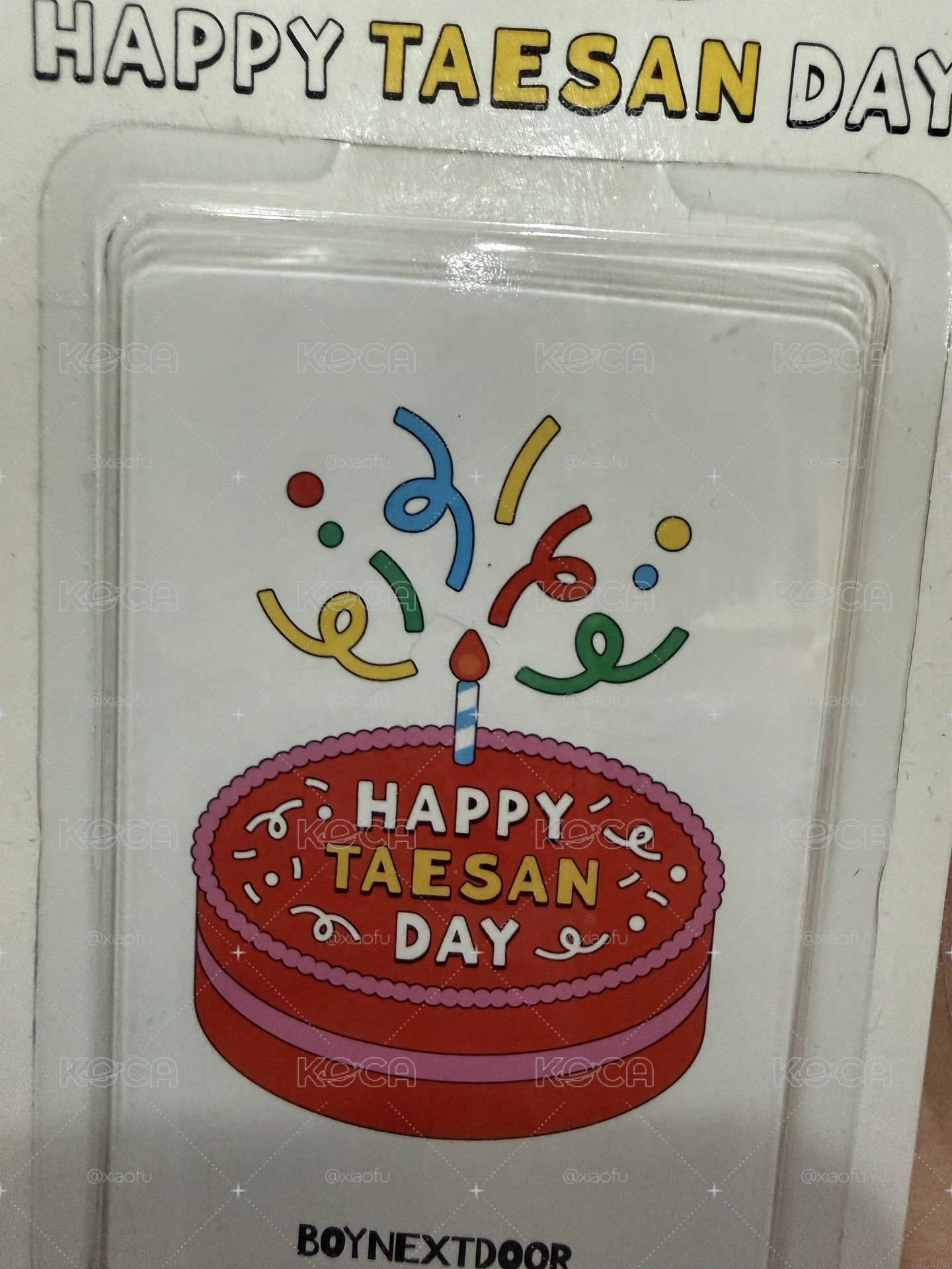 24生日卡全新未拆 taesan