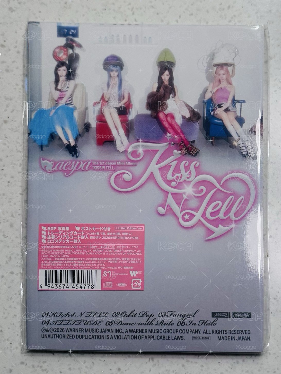 kiss n tell L版 全新未拆