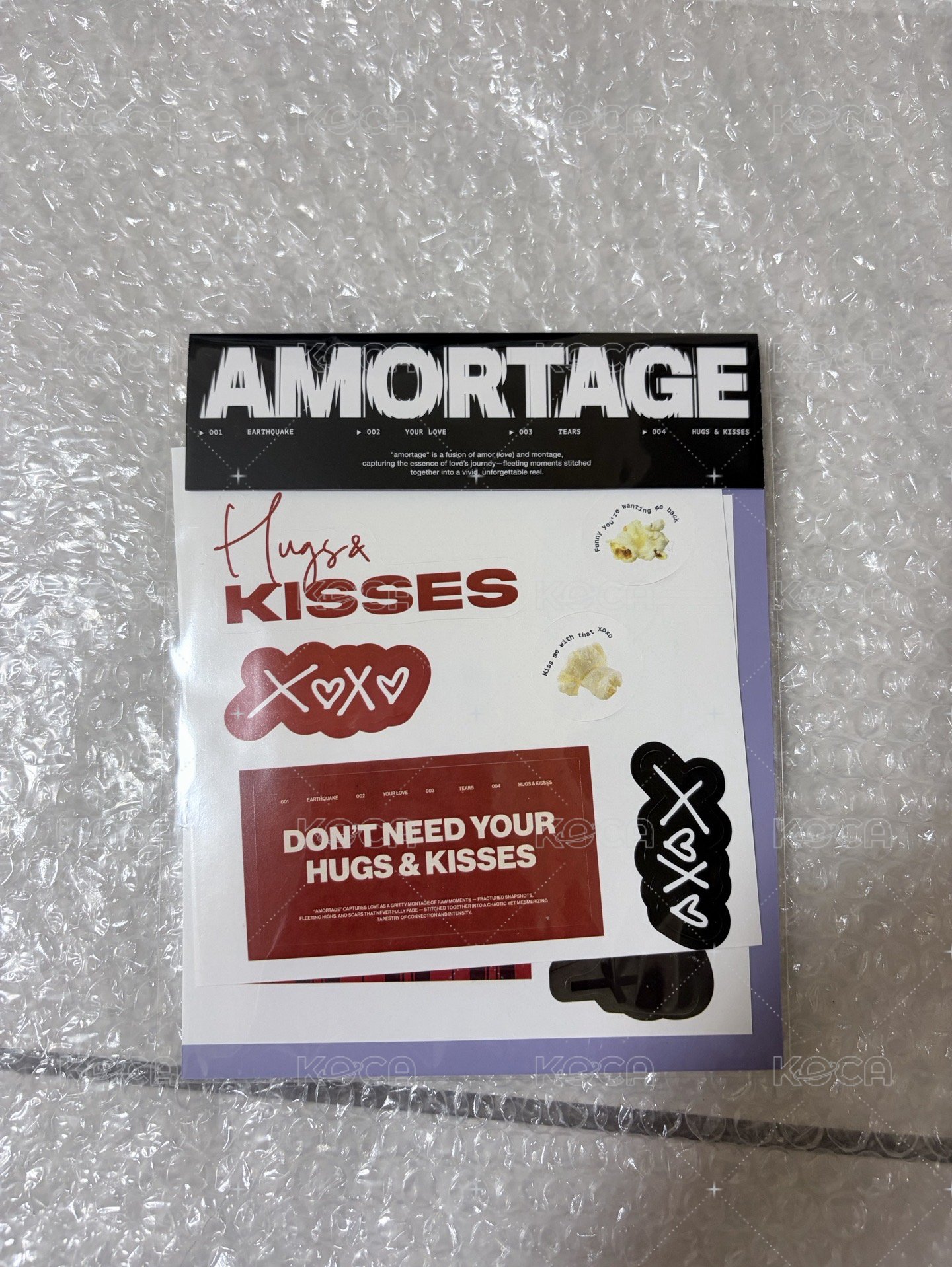 hugs&kisses貼紙（全新未拆）