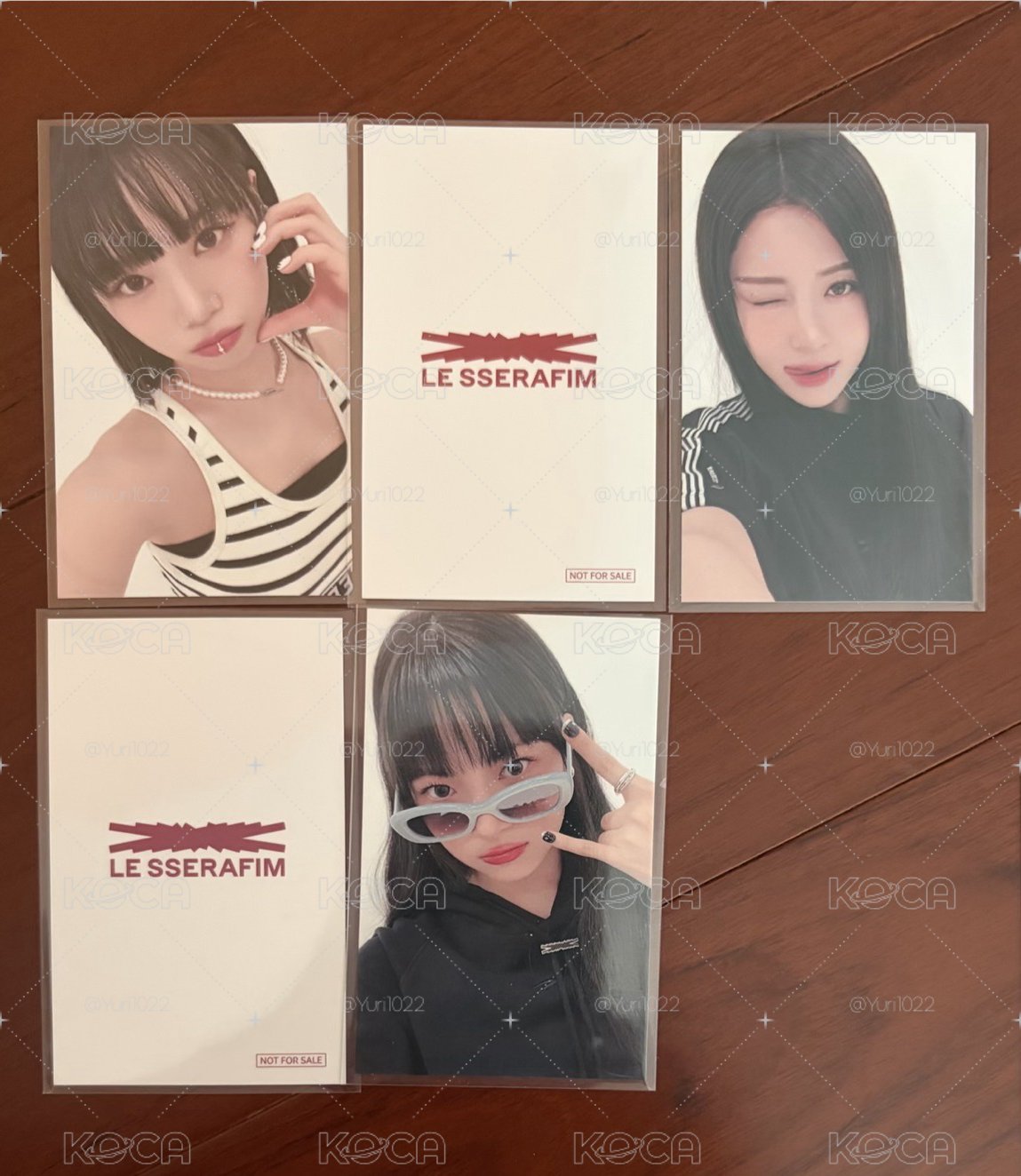 LE SSERAFIM UNFORGIVEN 環球 幸運卡 