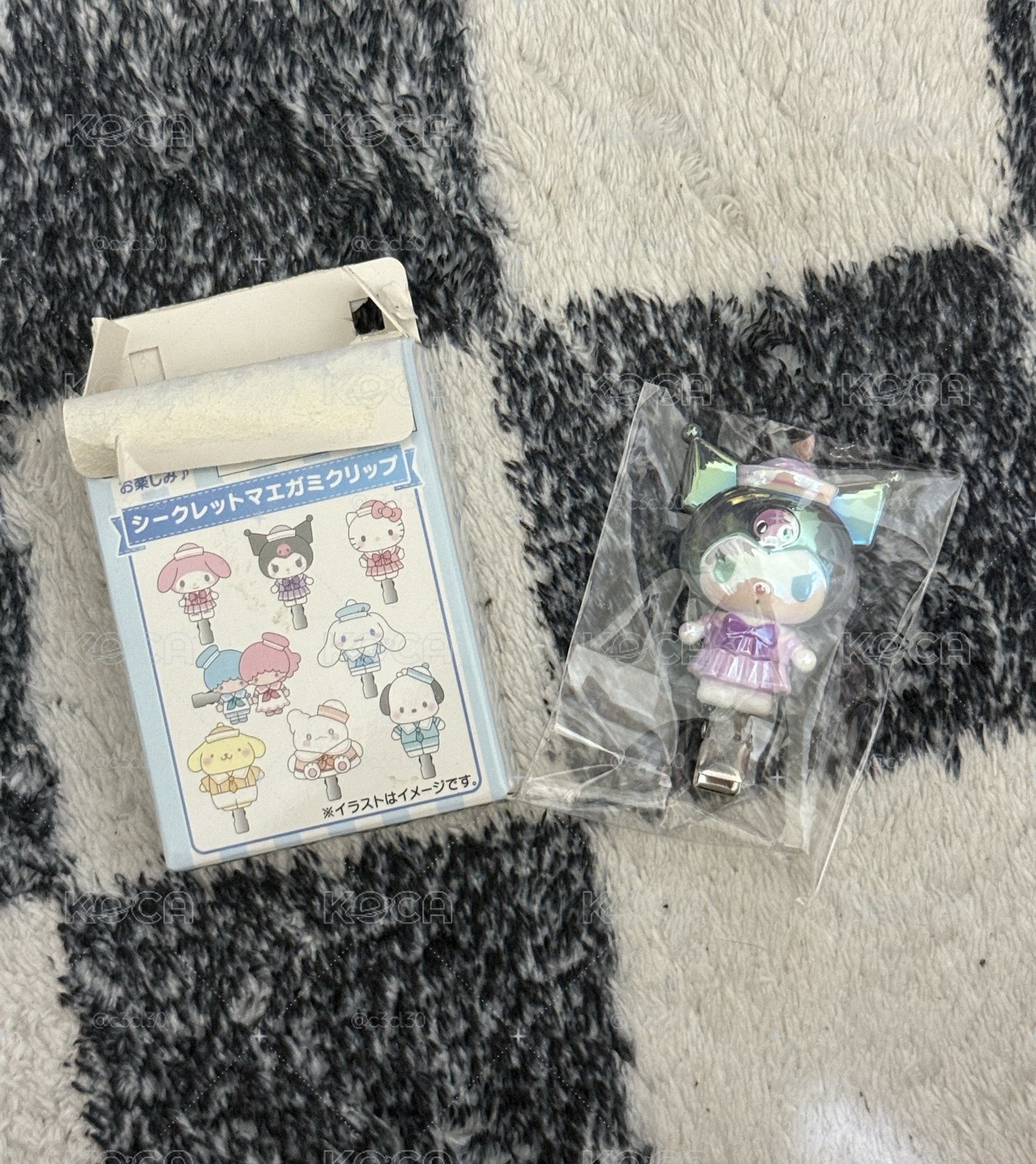 酷洛米髮夾 粉彩水手服系列