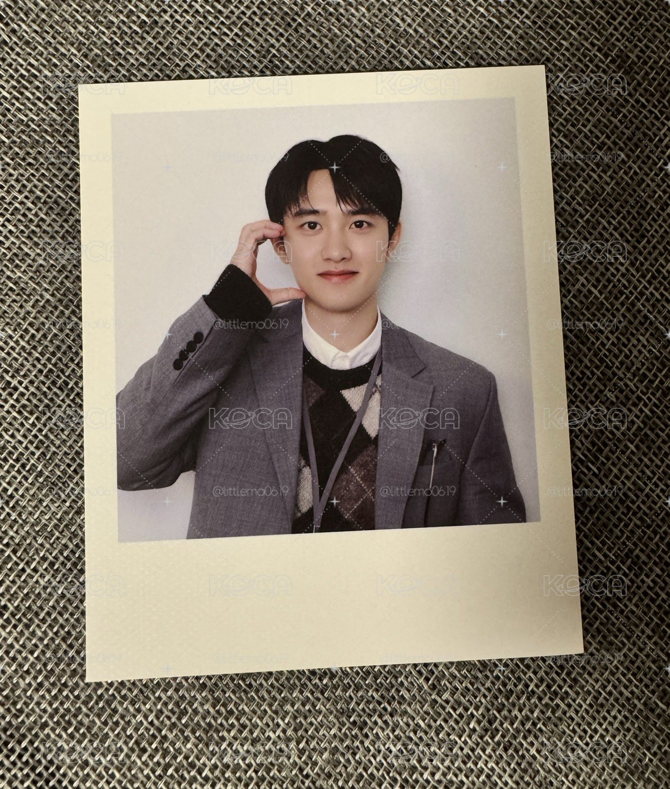 🤍EXO D.O.嘟嘟26年曆 周邊卡 後續拍立得難得的臉頰愛心款🤍