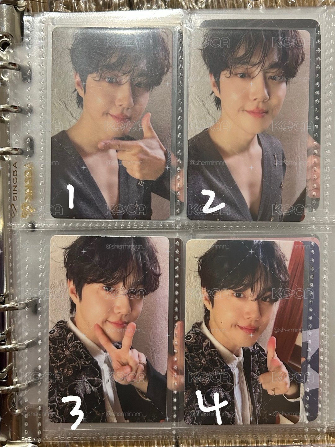 SUHO 金俊勉各小卡 1