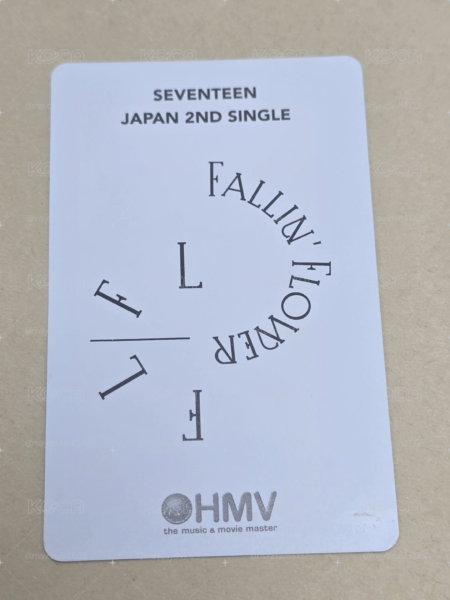 落花 HMV特典 有損