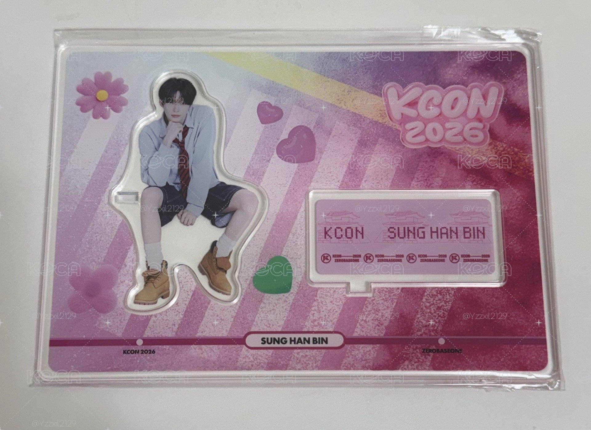 成韓彬 kcon立牌